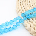 A5020-5 # Beat Qualität Aqua Blau Facettierte Kristall 10mm kristall perlen großhandel kristall helix armband twisted glasperlen für DIY